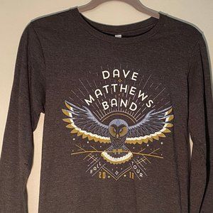 Dave Matthews Band Concert tour shirt w/tour dates